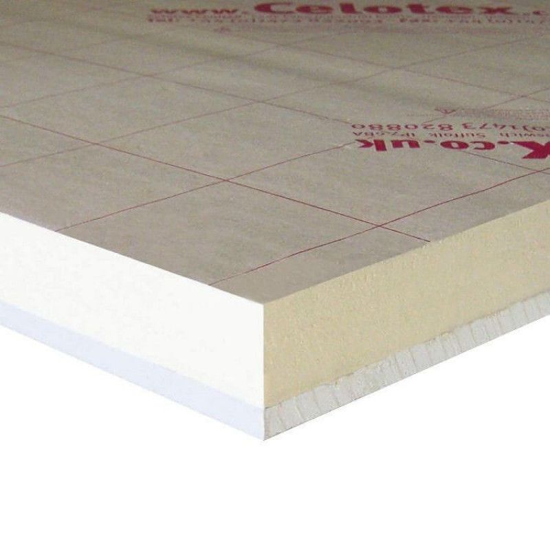 62.5mm Celotex PL4050 Insulated Plasterboard 2400x1200mm