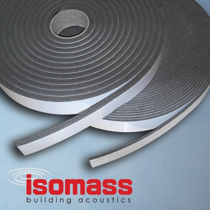 Isomass Isocheck Acoustic Floor Isolation Strip 75mm x 10mm x 10mtr