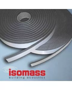 Isomass Isocheck Acoustic Wall Isolation Strip 100mm x 5mm x 25mtr
