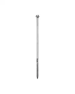 6.7 x 200 mm Timco Timber Frame Construction and Landscaping Screws Hex A4 Stainless Steel (Tube of 25)