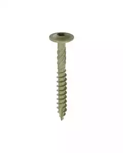 6.7 x 60 mm Timco Timber Construction and Landscaping Screws Wafer Exterior Green (Box of 50)