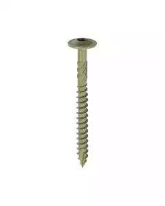 6.7 x 75 mm Timco Timber Construction and Landscaping Screws Wafer Exterior Green (Box of 50)