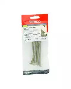6.7 x 95 mm Timco Timber Construction and Landscaping Screws Wafer Exterior Green (TIMpac of 6)